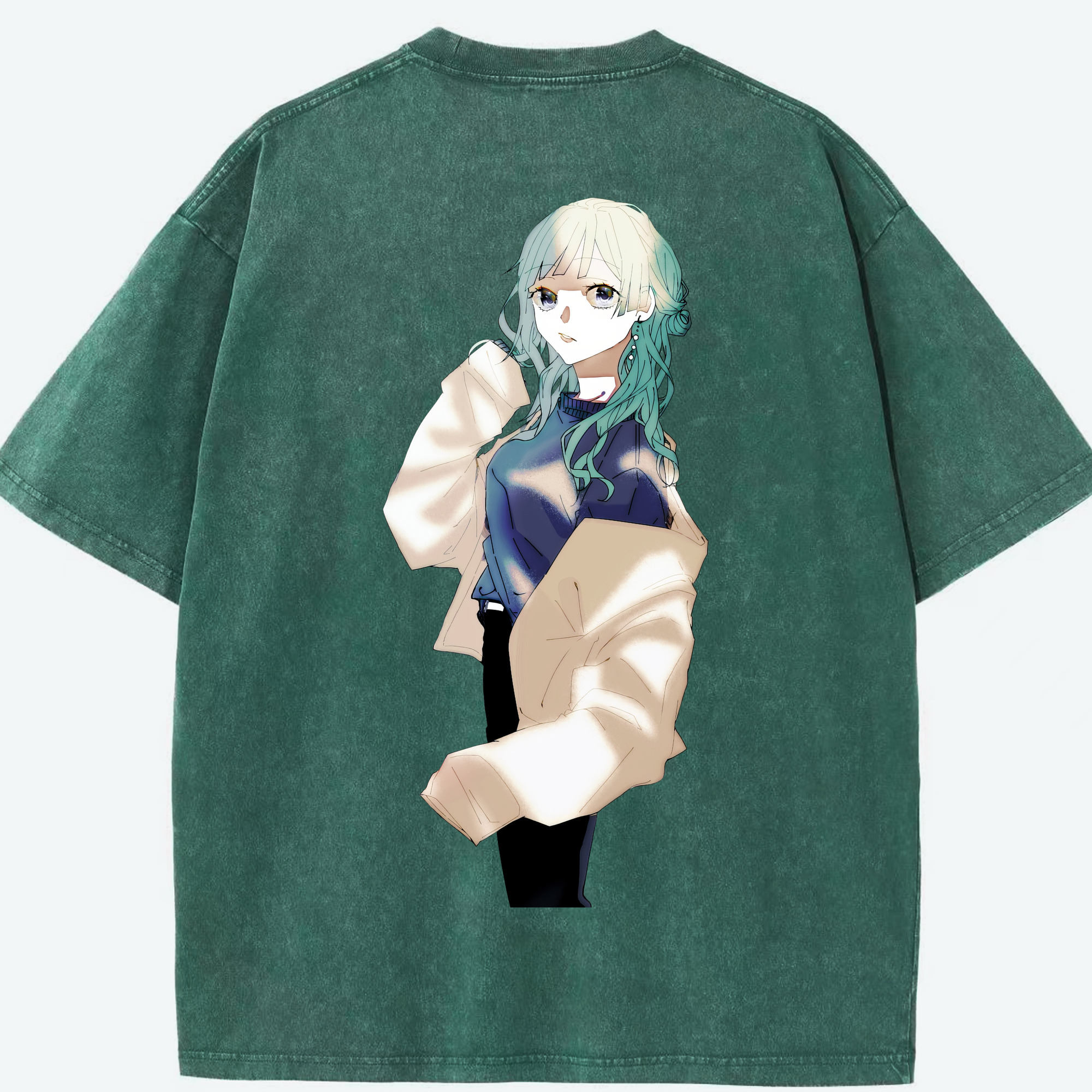 （画像用） 呪術廻戦 Jujutsu Kaisen 綿100% ヴィンテージ風 半袖Tシャツ（背面プリント）